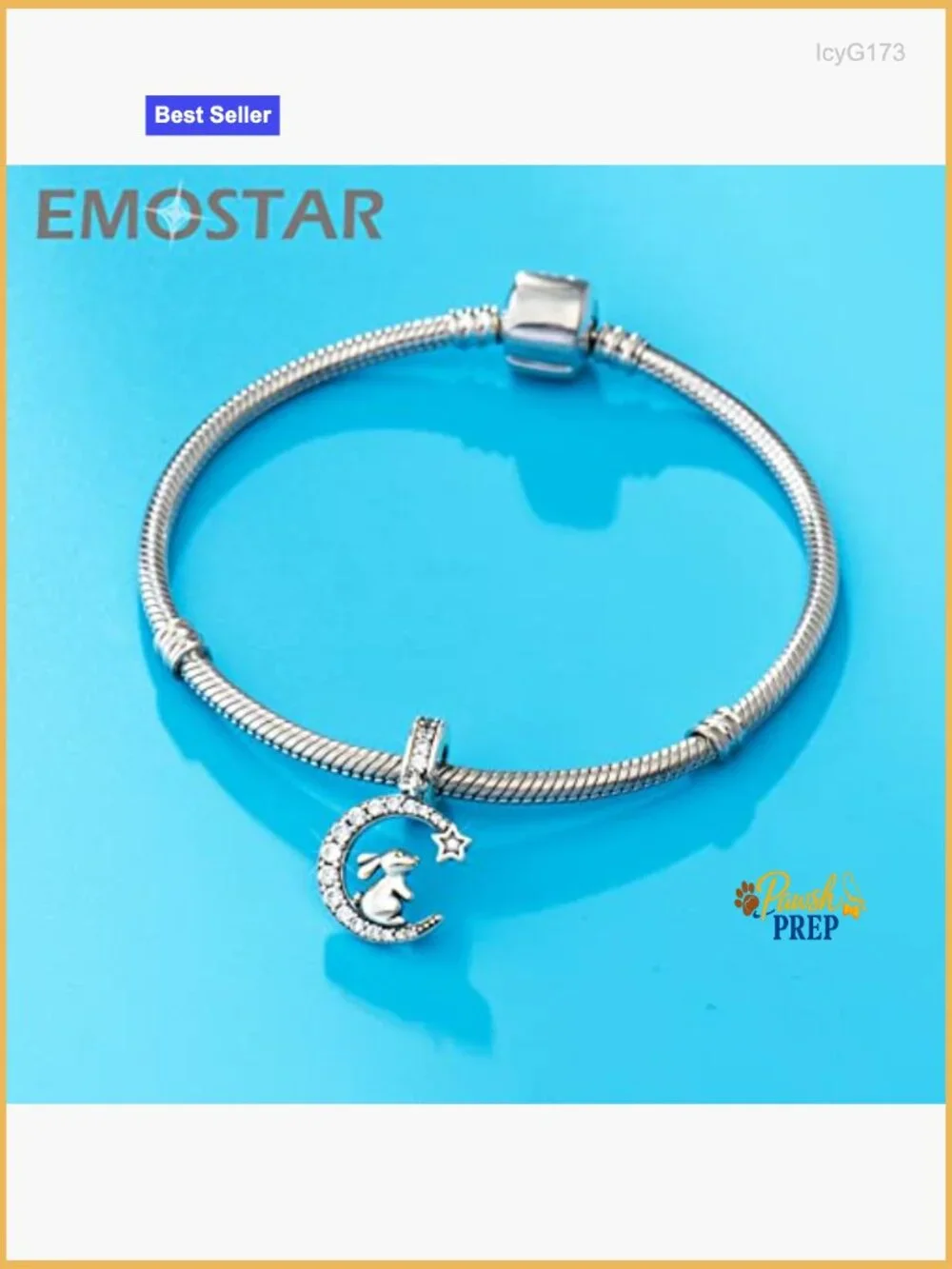 Sterling Silver Animal Charm Fit Pandora Bracelet - Picture 2 of 5
